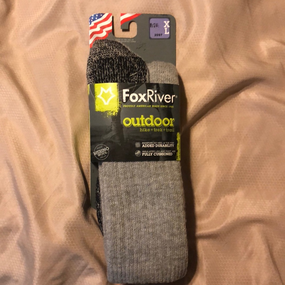 FoxRiver Men’s XL Merino Wool Socks